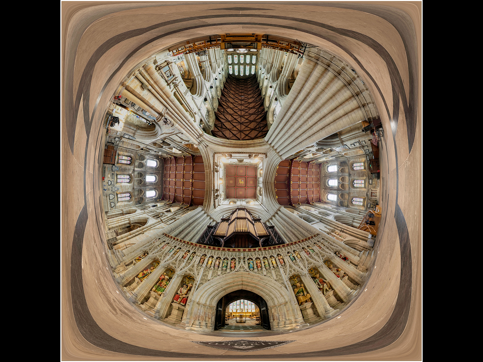 1st: UNDER THE TRANSEPT CROSSING by Mark Caldwell